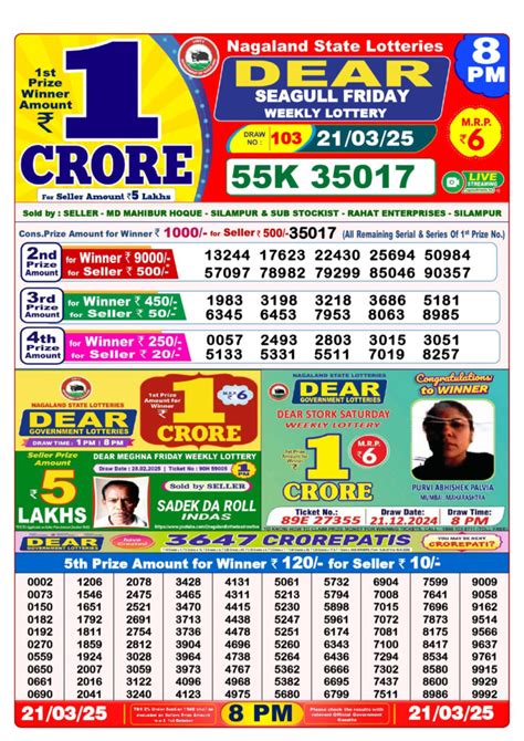 nagaland state lottery 13 tarik